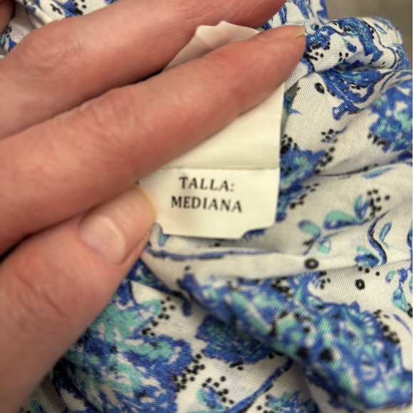 Poupette St. Barth flowy boho tunic with ruffle hem - Picture 7 of 8